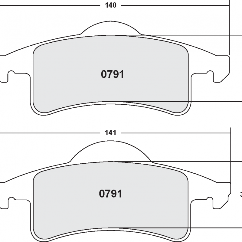 Street brake pads - PFC