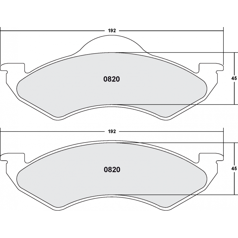 Street brake pads - PFC