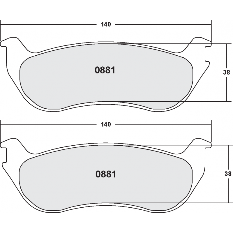 Street brake pads - PFC