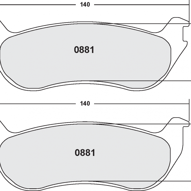 Street brake pads - PFC