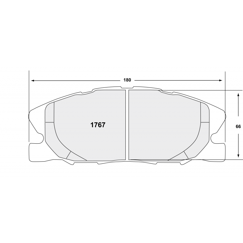 Street brake pads - PFC