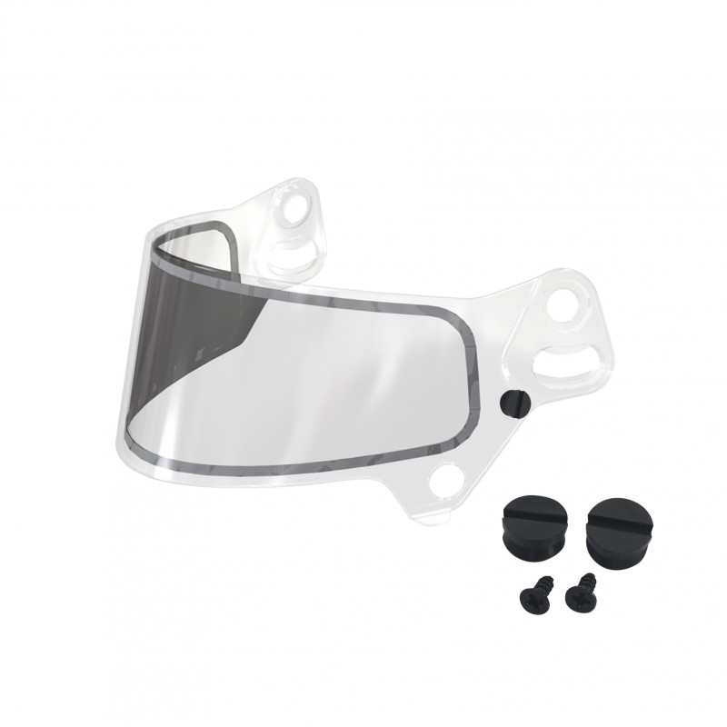 TEAR-OFFS POST KIT - SE SHIELD 2MM BLACK (PLASTIC) BELL HELMET