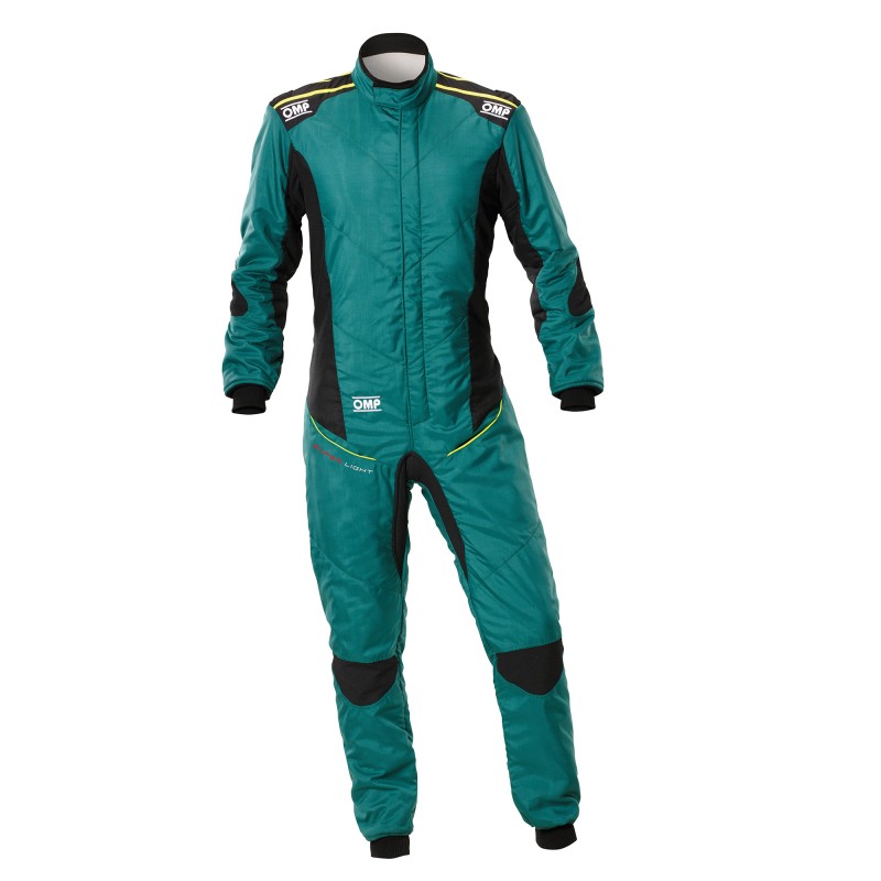 TECNICA SUPER LIGHT OVERALL FIA 8856-2018 Green - Fluo Yellow