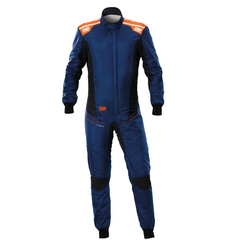 TECNICA SUPER LIGHT OVERALL FIA 8856-2018 Navy Blue - Fluo Orange
