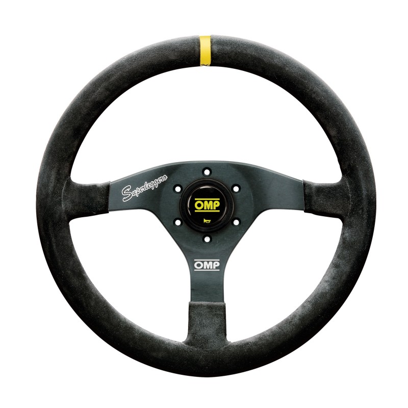 VELOCITA’ SUPERLEGGERO: SUEDE LEATHER 350MM DIAMETER STEERING WHEEL